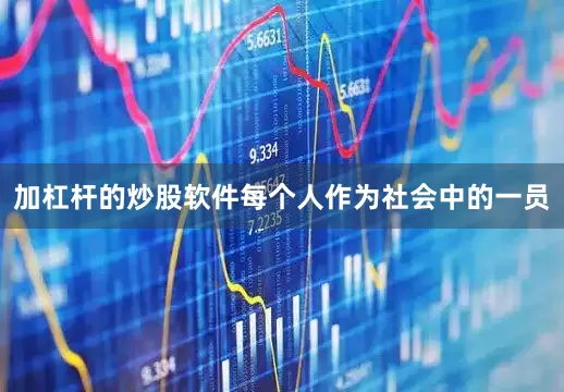 加杠杆的炒股软件每个人作为社会中的一员