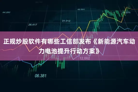 正规炒股软件有哪些工信部发布《新能源汽车动力电池提升行动方案》